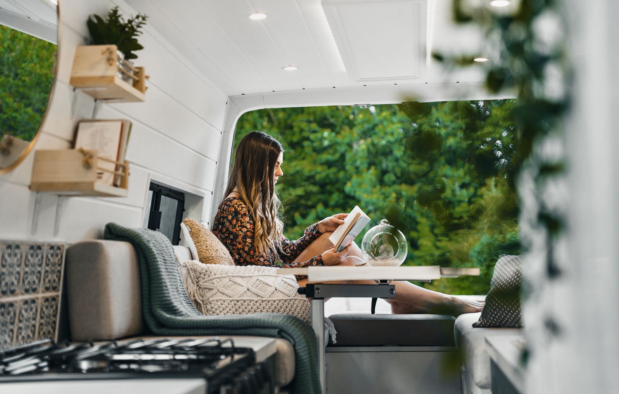 Intérieur d'un camper van Van Trotter