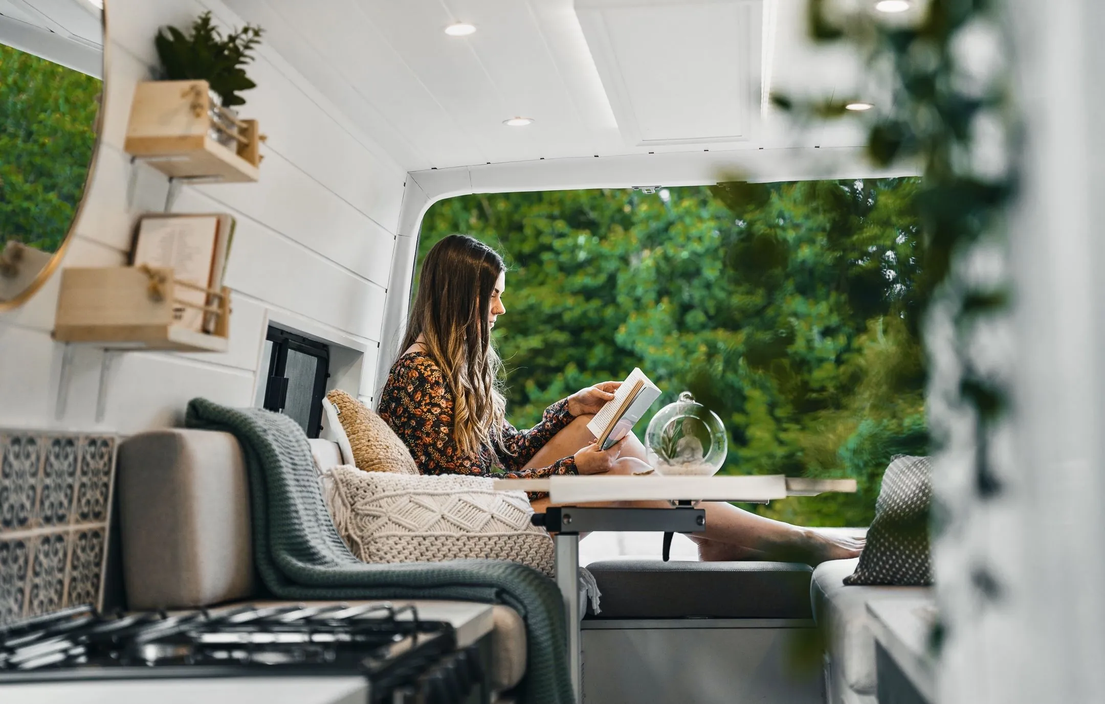 Intérieur d'un camper van Van Trotter